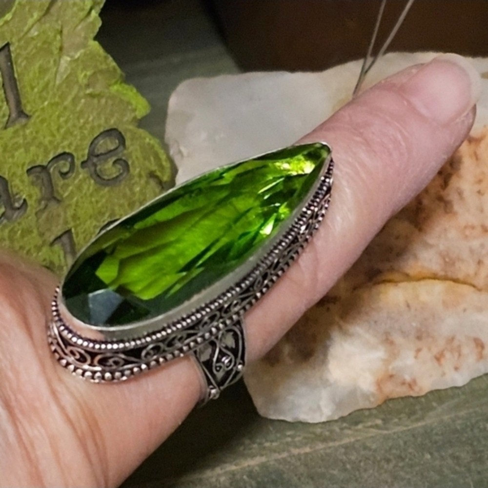 Peridot Ring - promoting positive energy and good health
